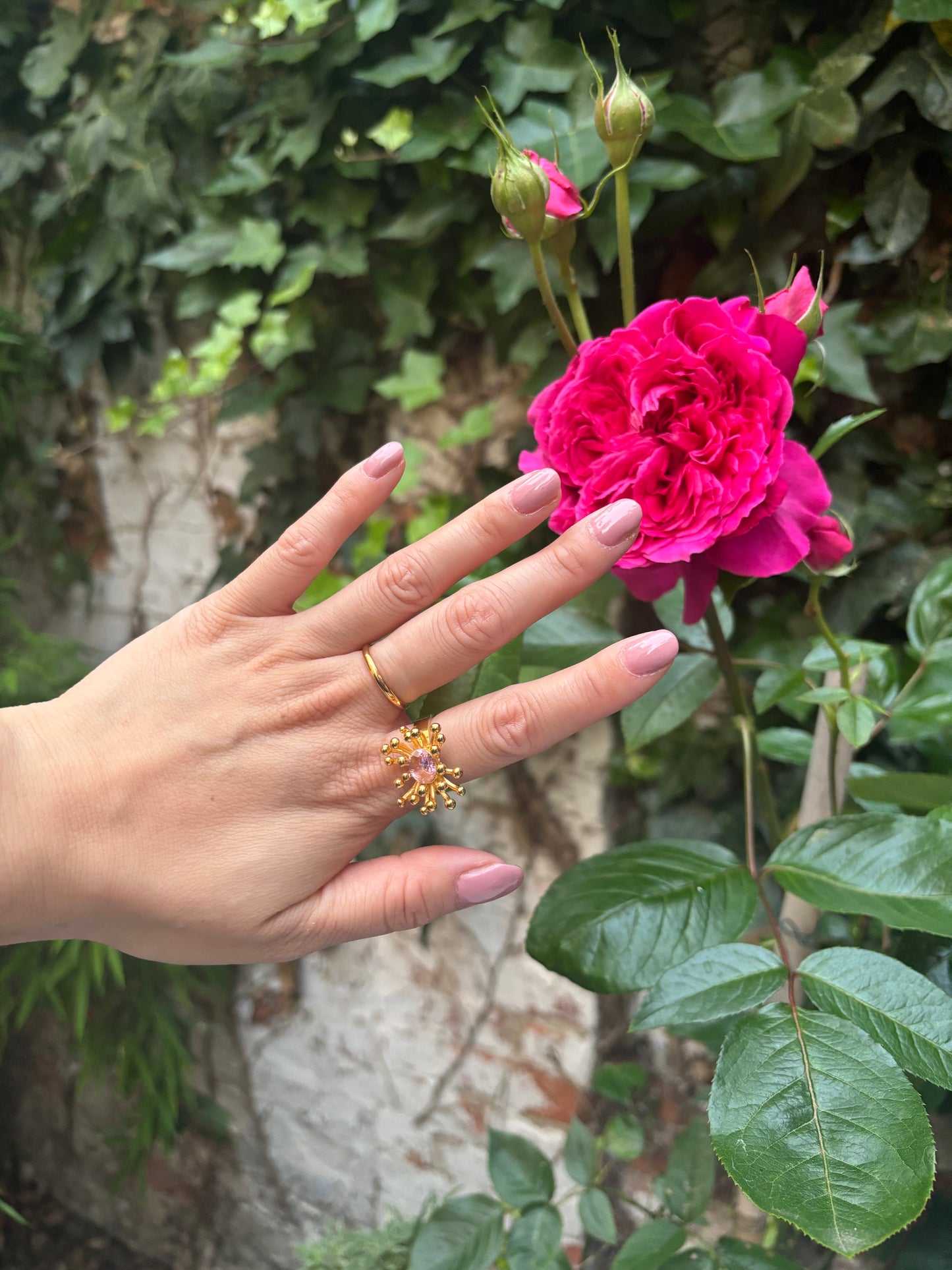 MAYA flower ring (adjustable)