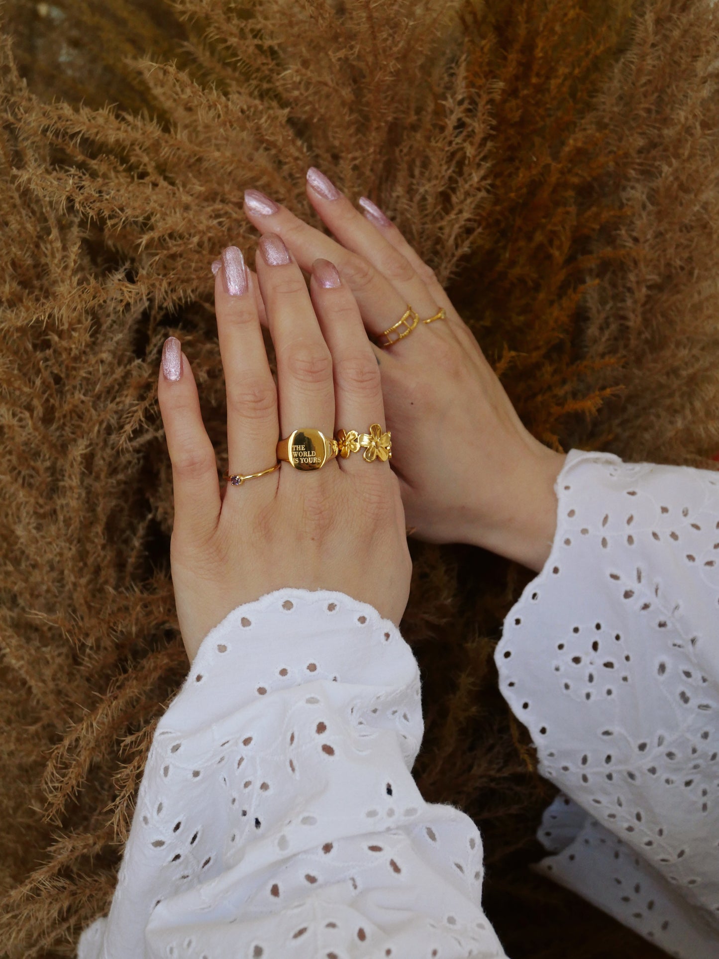THE WORLD IS YOURS ring