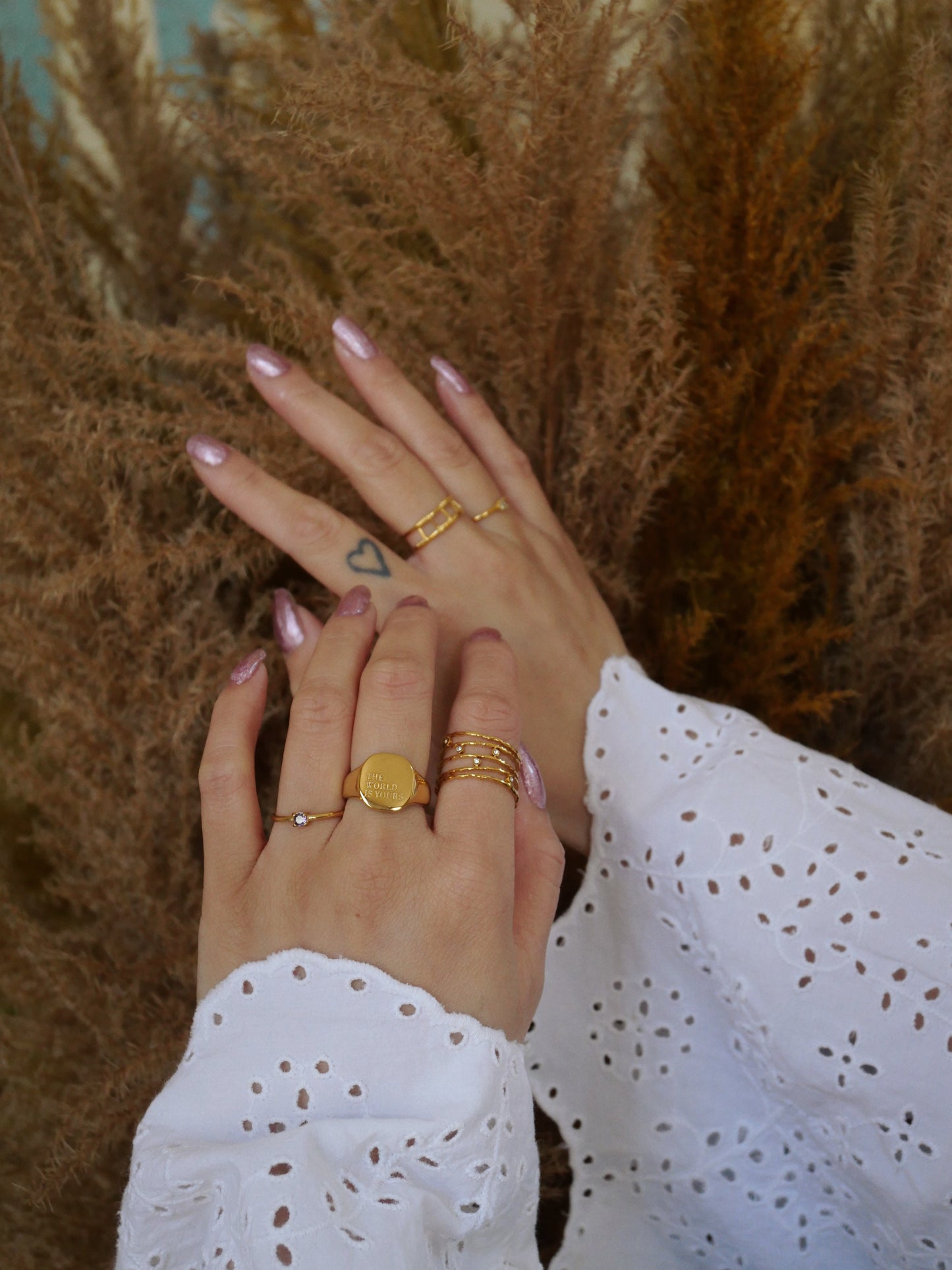 THE WORLD IS YOURS ring