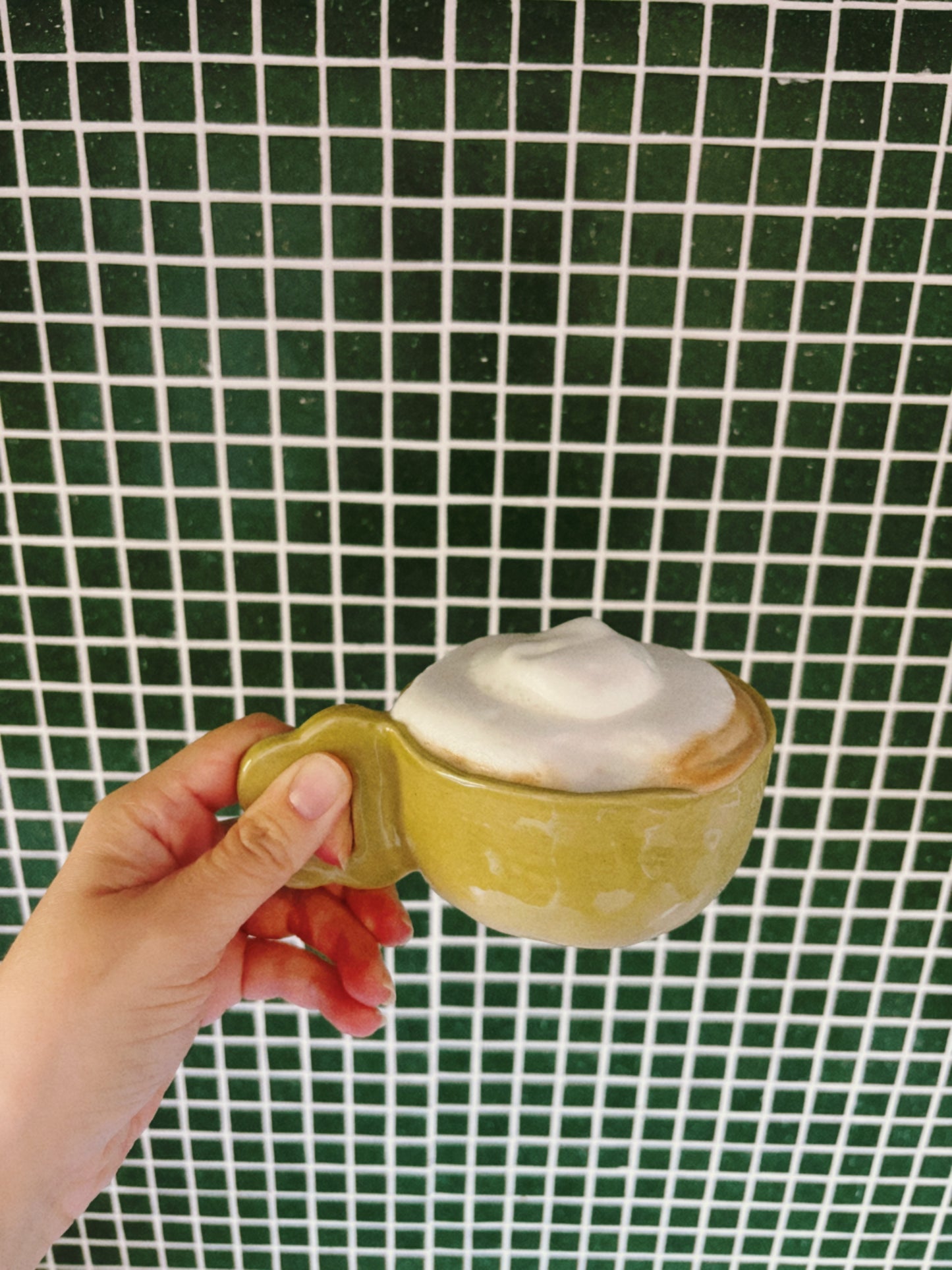 Ceramic HANAKO cappuccino mug