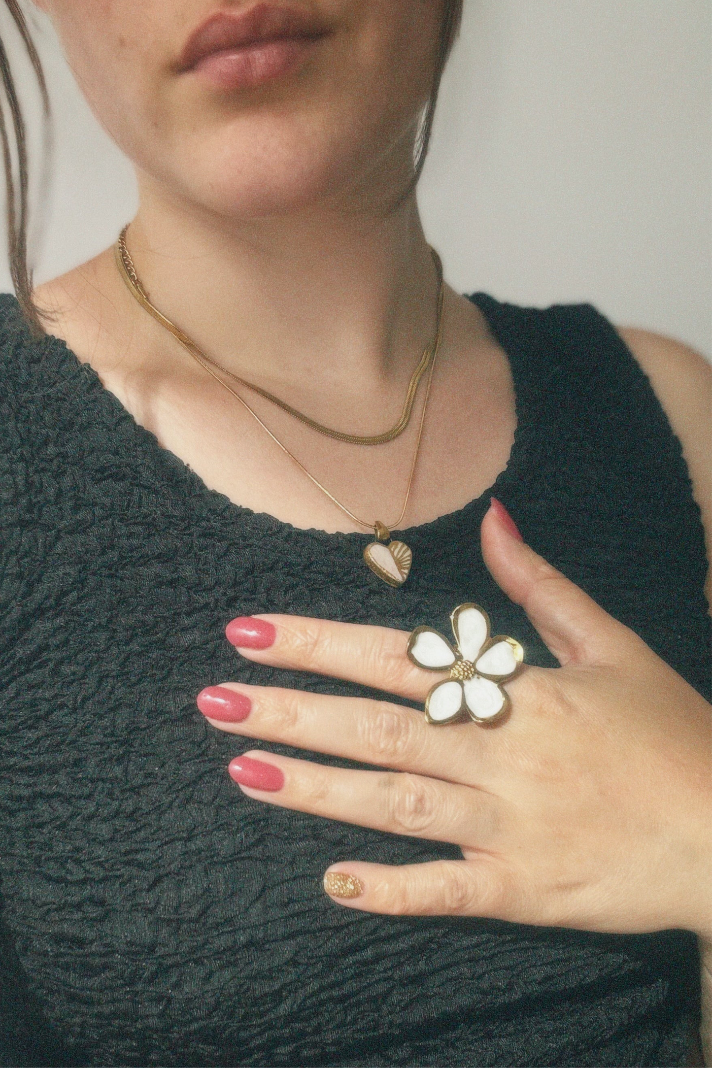 LOU flower ring (adjustable)