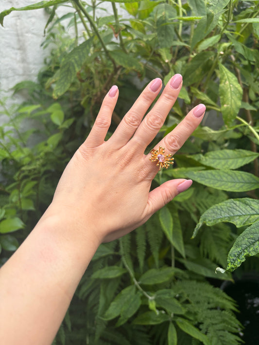 MAYA flower ring (adjustable)