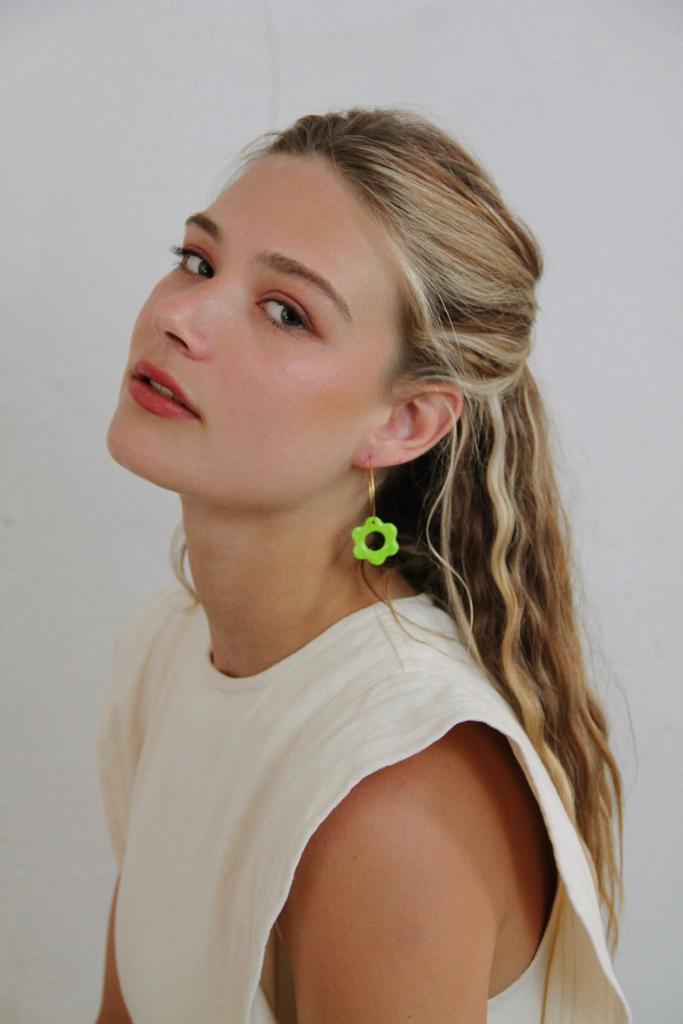 LOUISE flower earrings (charms)