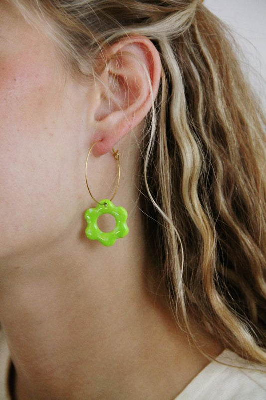 LOUISE flower earrings (charms)