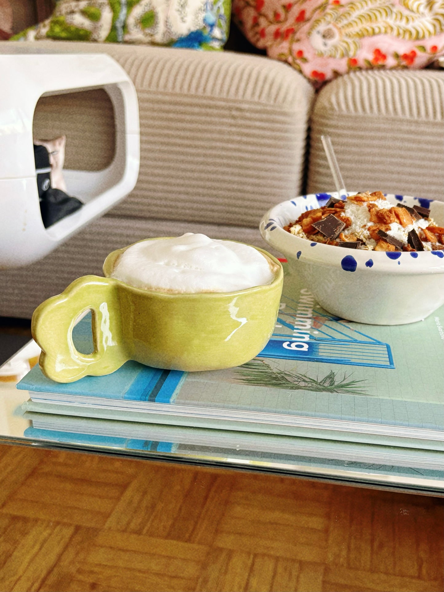 Ceramic HANAKO cappuccino mug