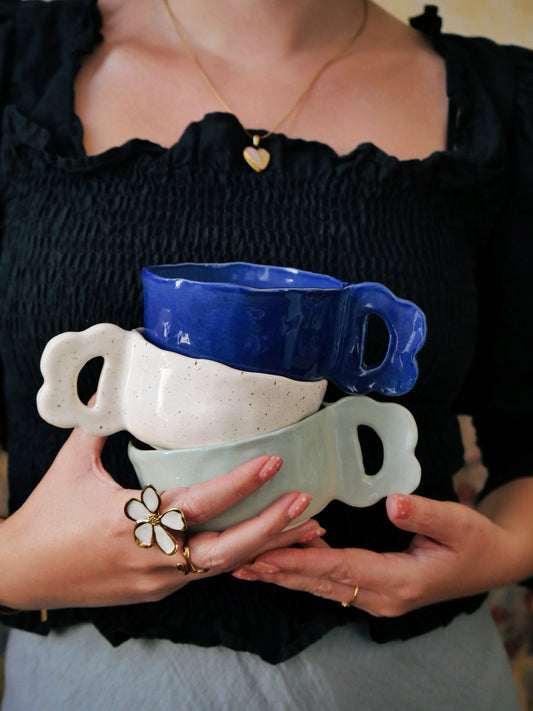 Ceramic HANAKO cappuccino mug