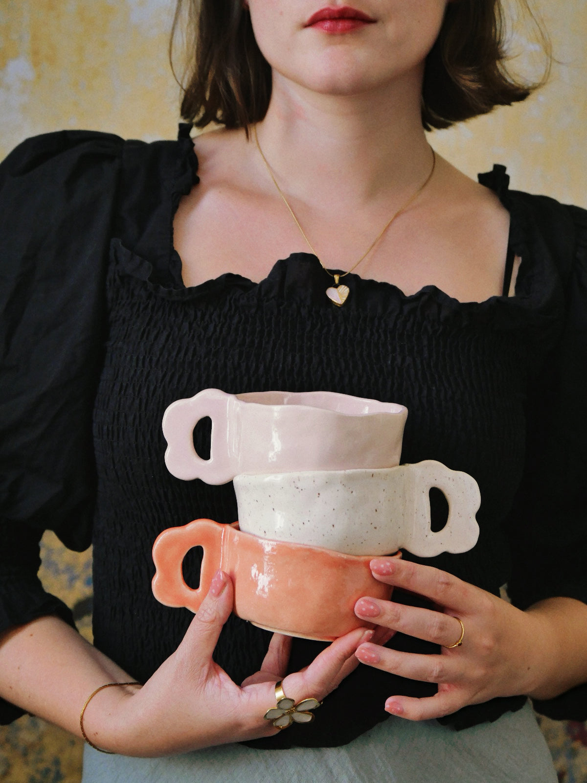 Ceramic HANAKO cappuccino mug