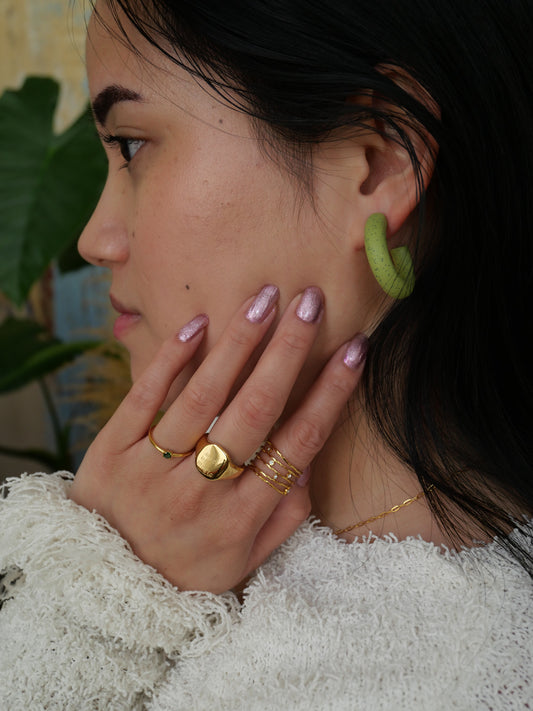 MONA hoop earrings - Medium