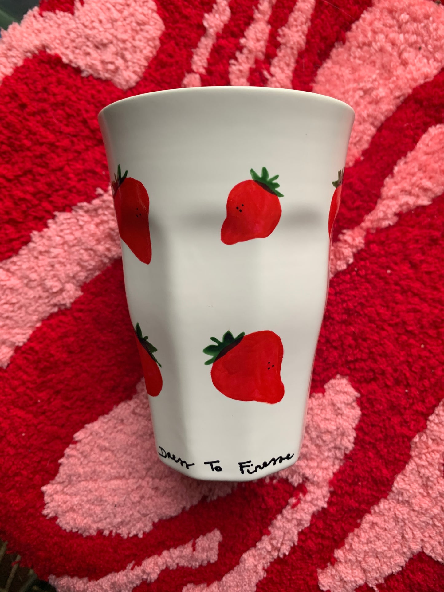 Porcelain FRUITY latte mug