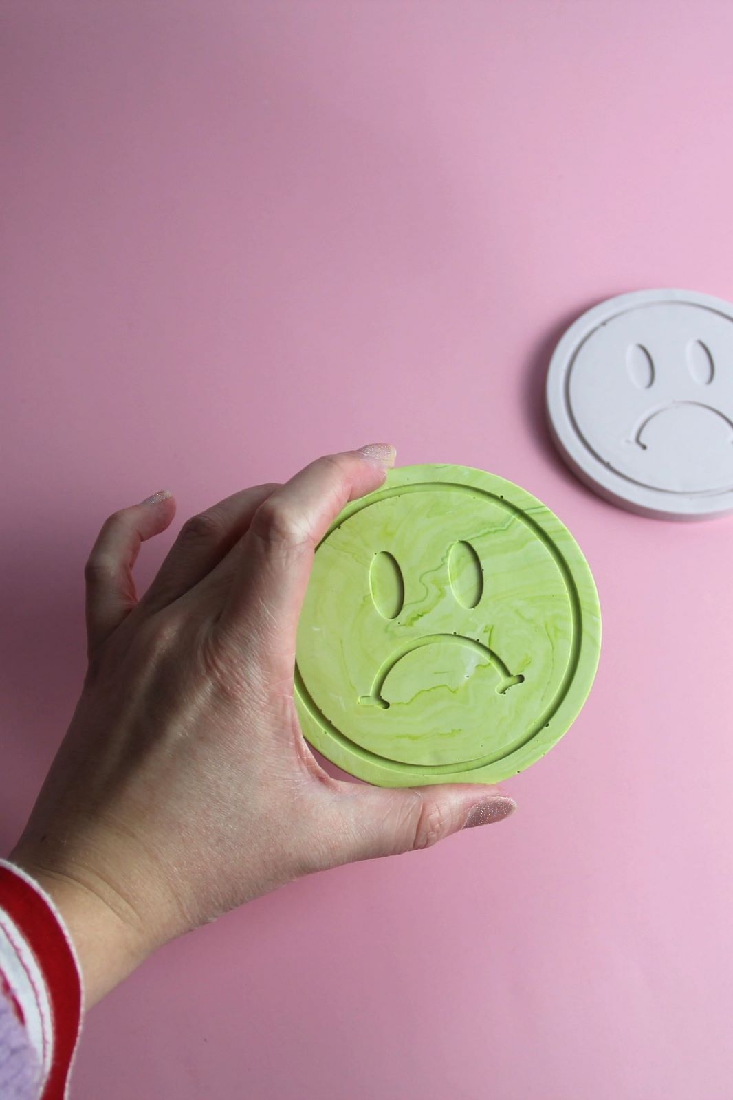 Smiley coaster - Custom made