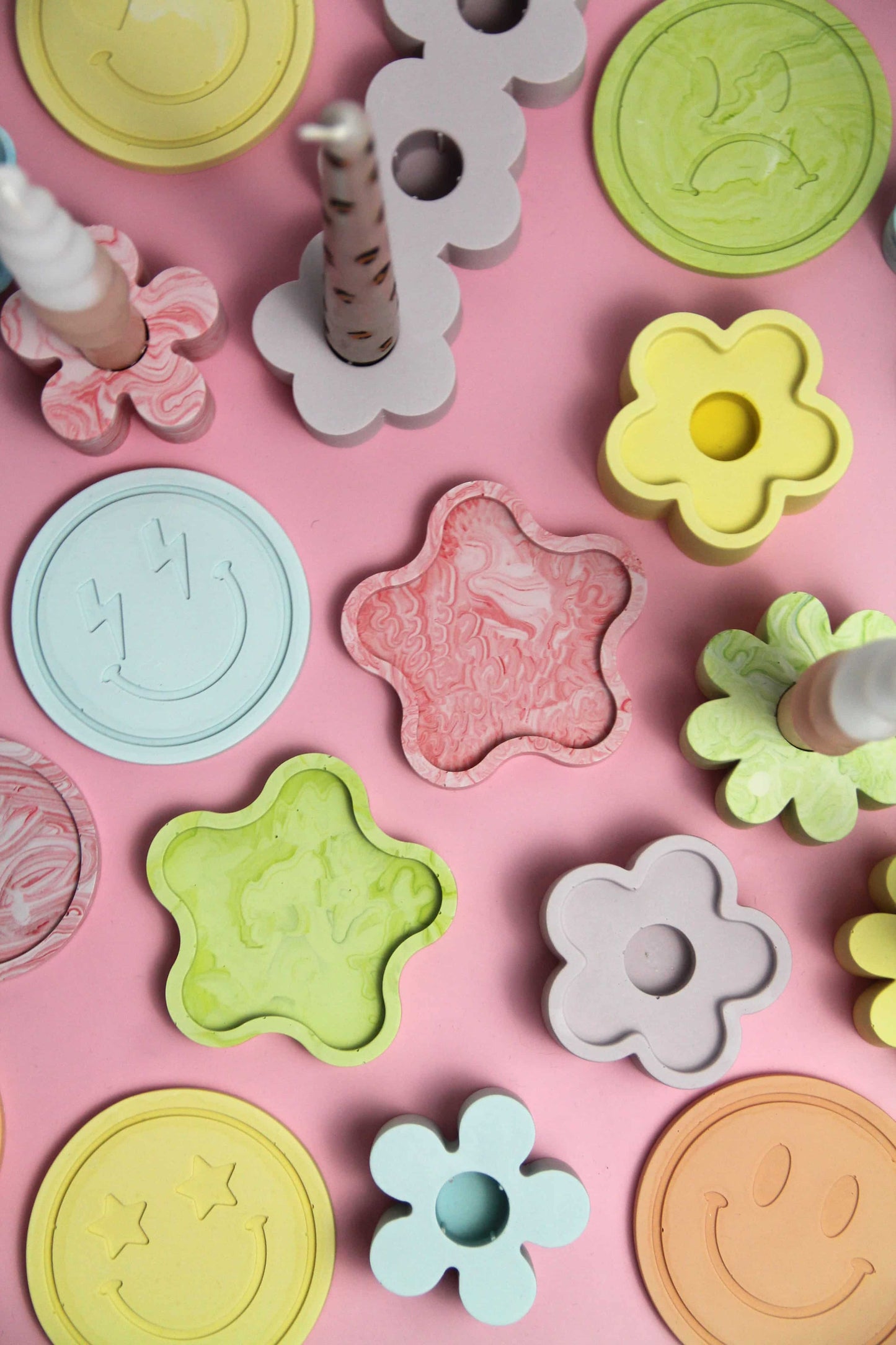 Smiley coaster - Custom made