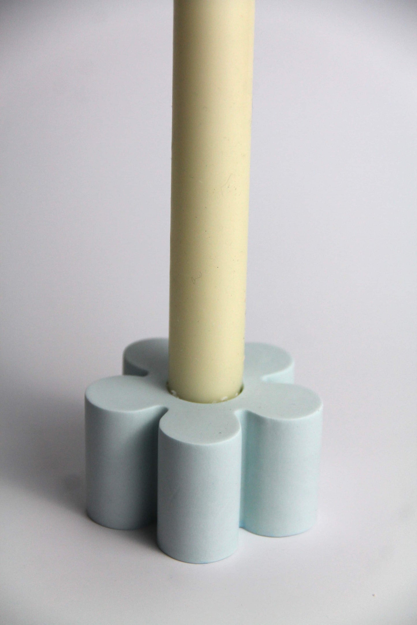 Forget-me-not flower candle holder - Custom made