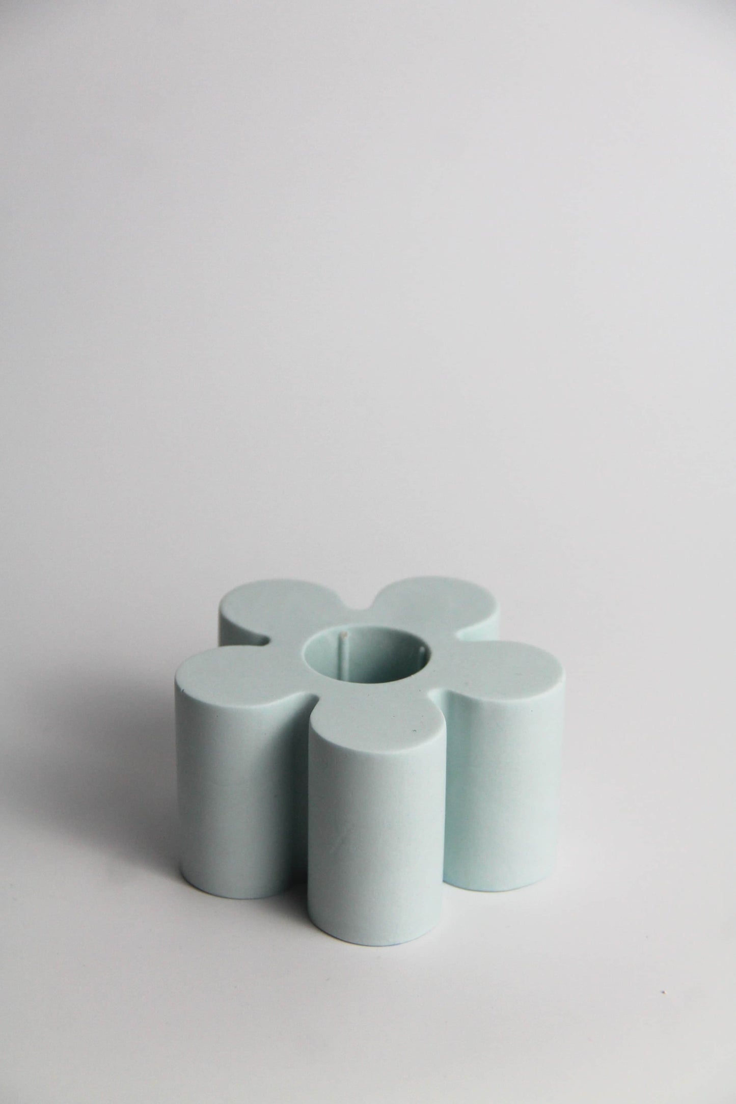 Forget-me-not flower candle holder - Custom made