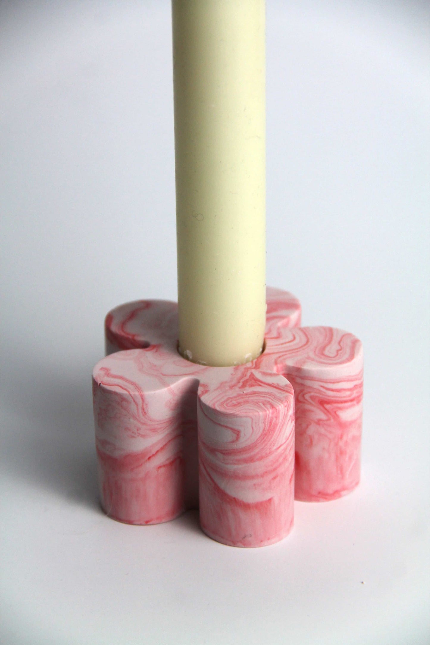 Forget-me-not flower candle holder - Custom made
