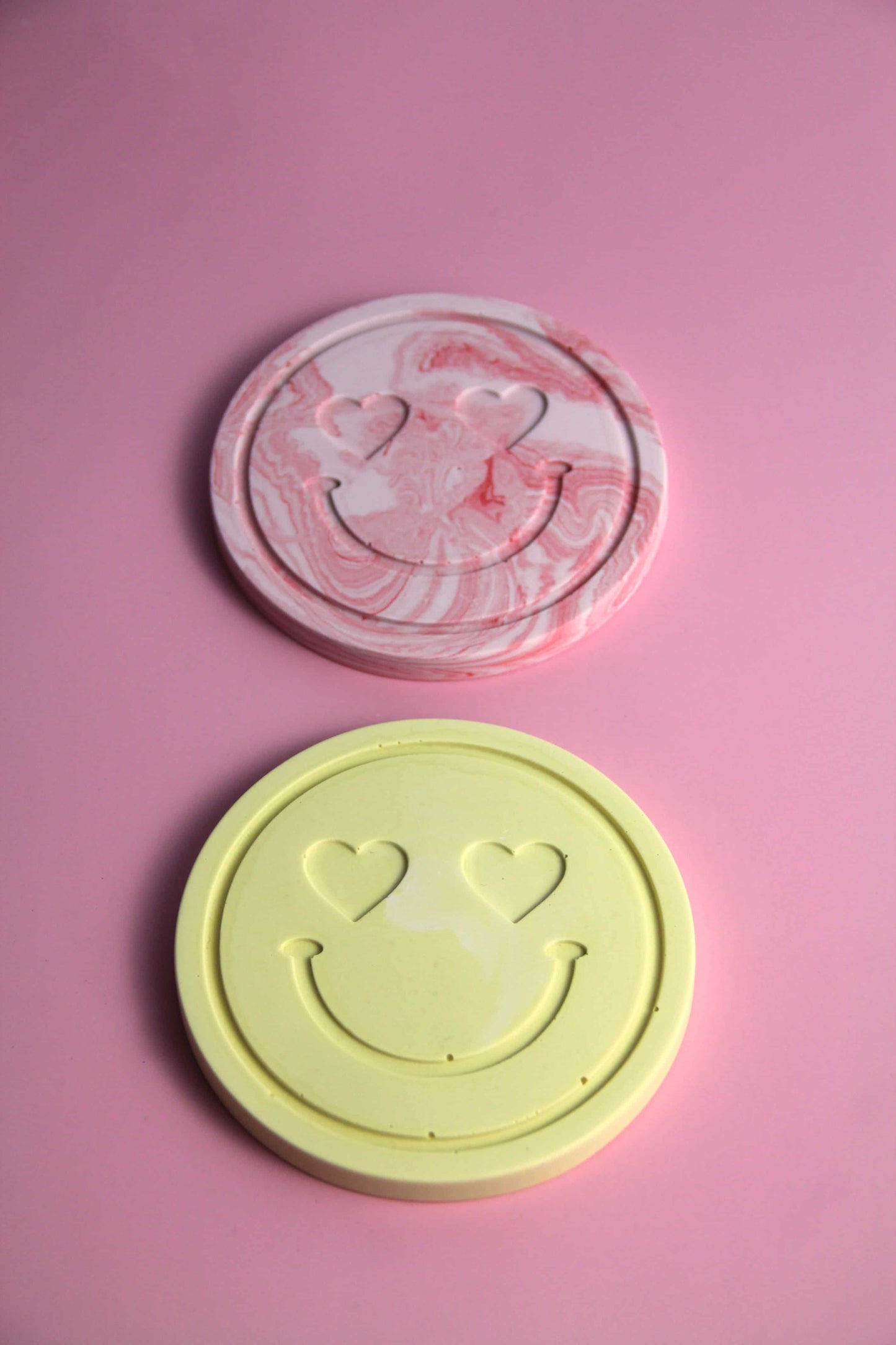 Smiley coaster - Custom made