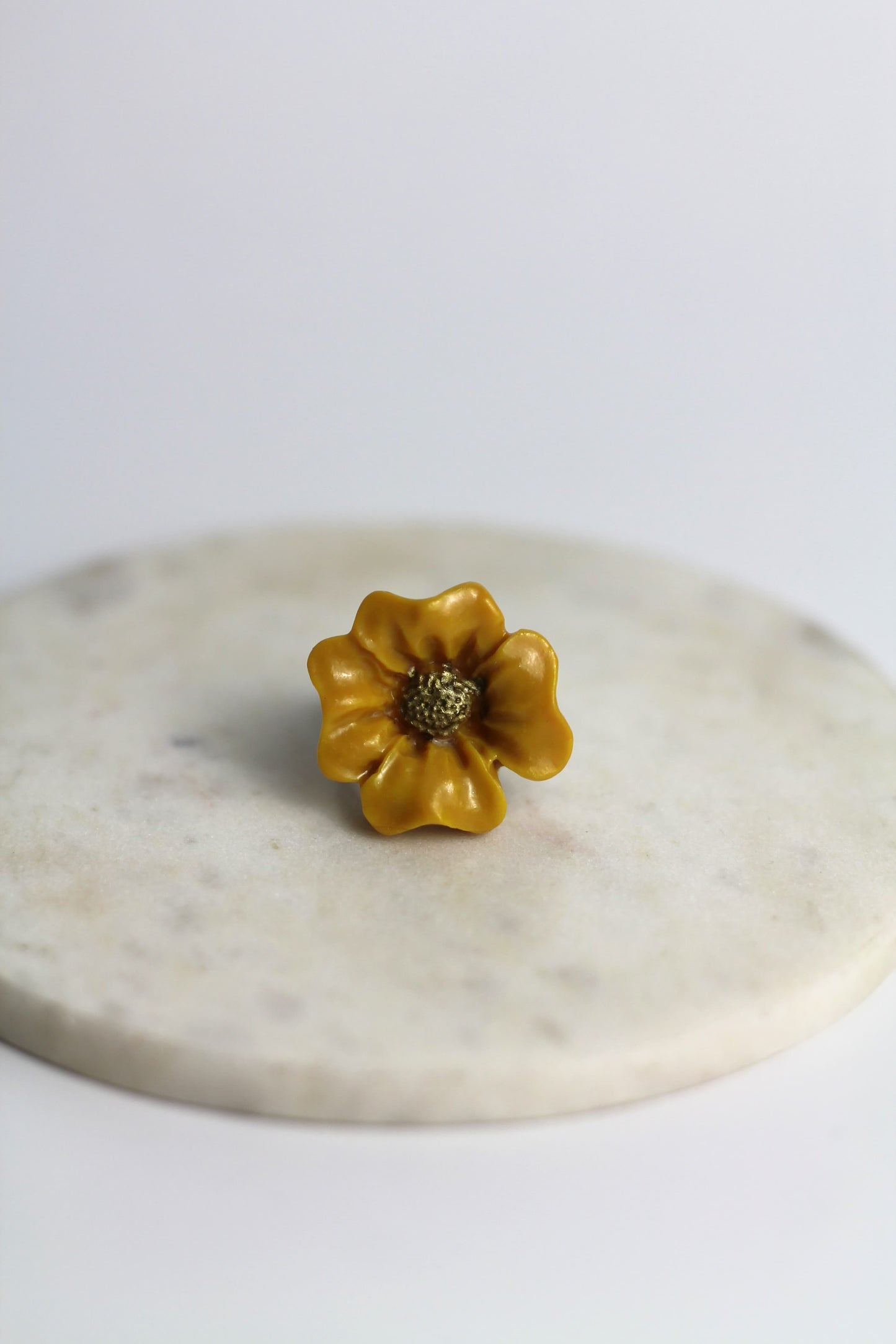 Flower Power ring (adjustable) - Fireweed