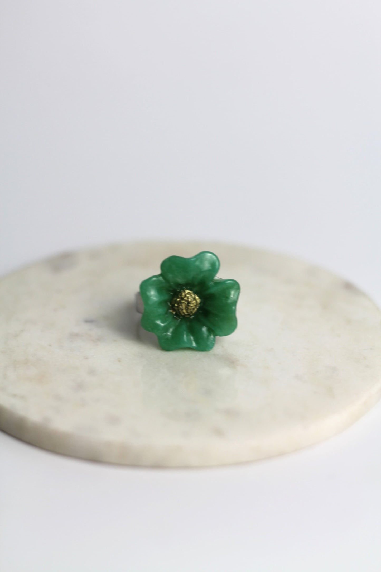 Flower Power ring (adjustable) - Fireweed