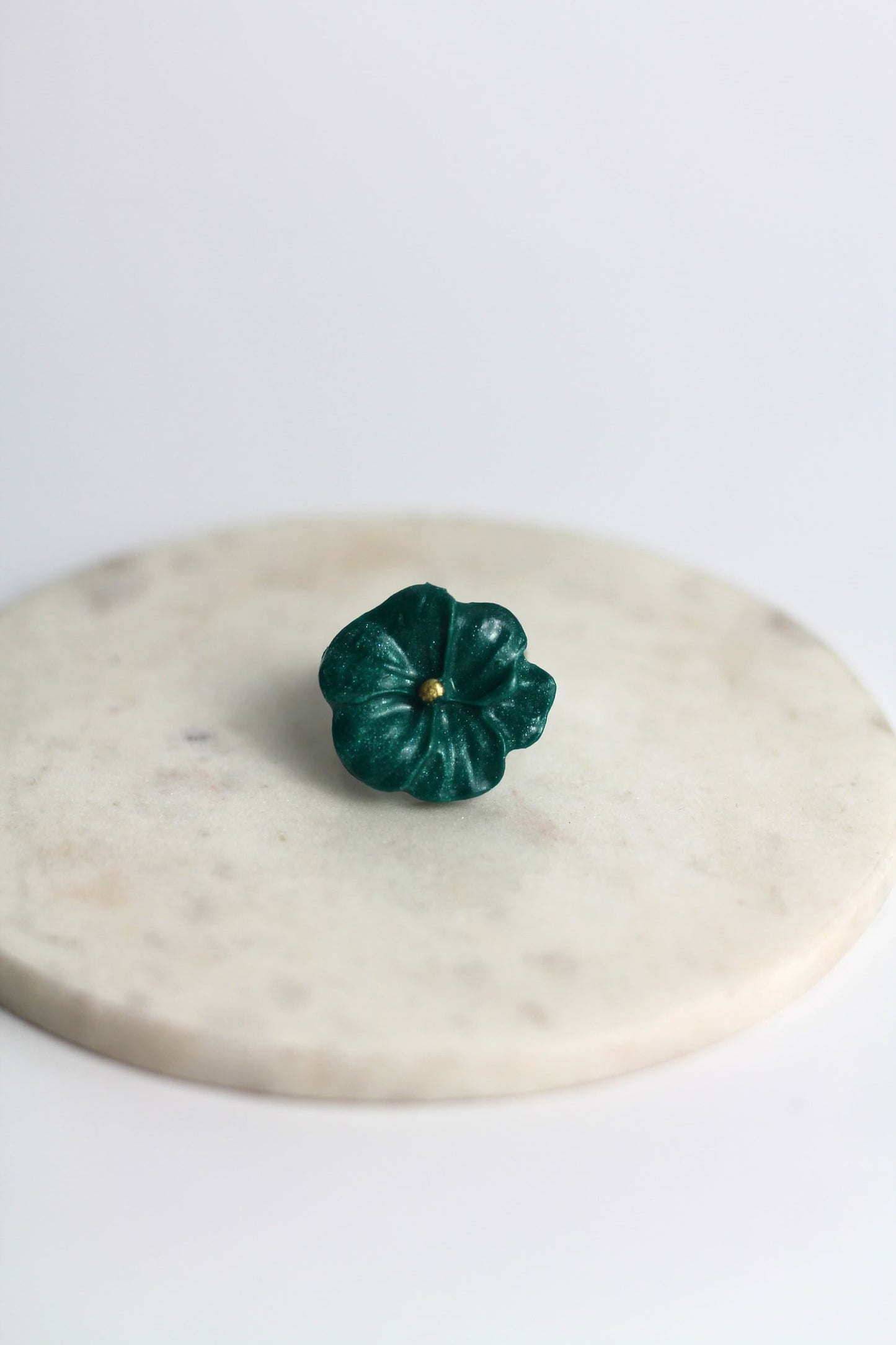Flower Power ring (adjustable) - Poppy