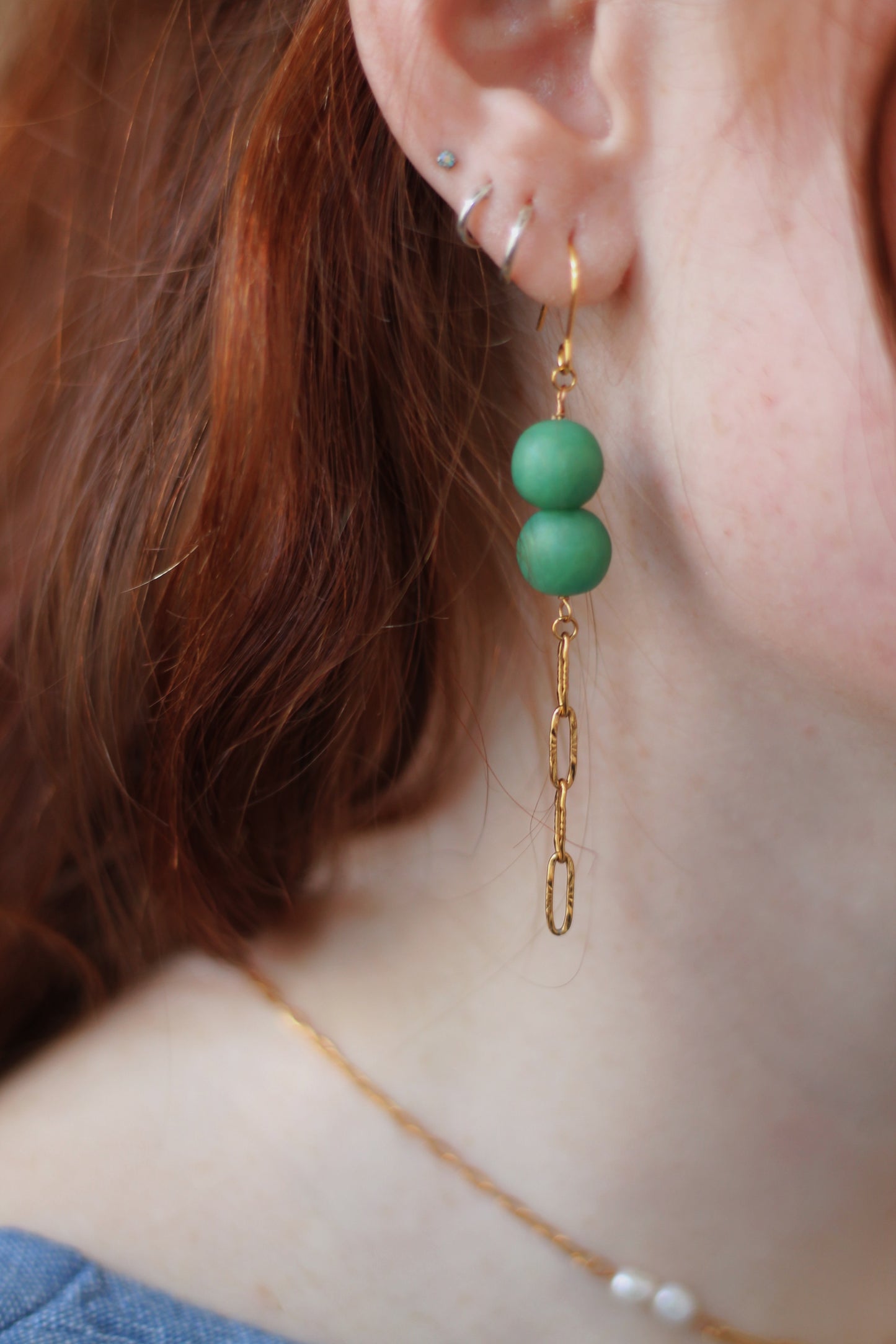 AVA bead earrings