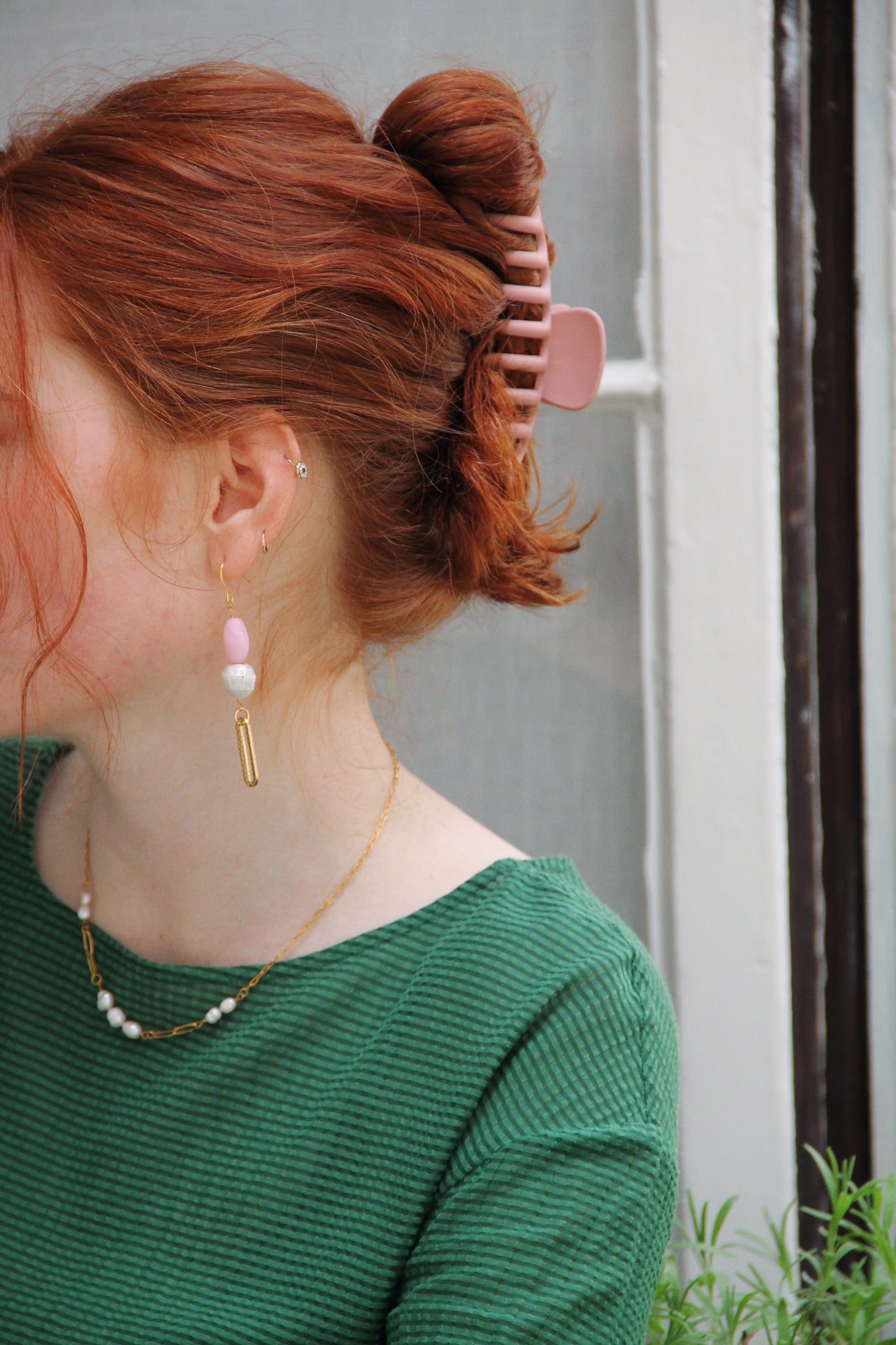 Freshwater pearl PHAEDRA earrings