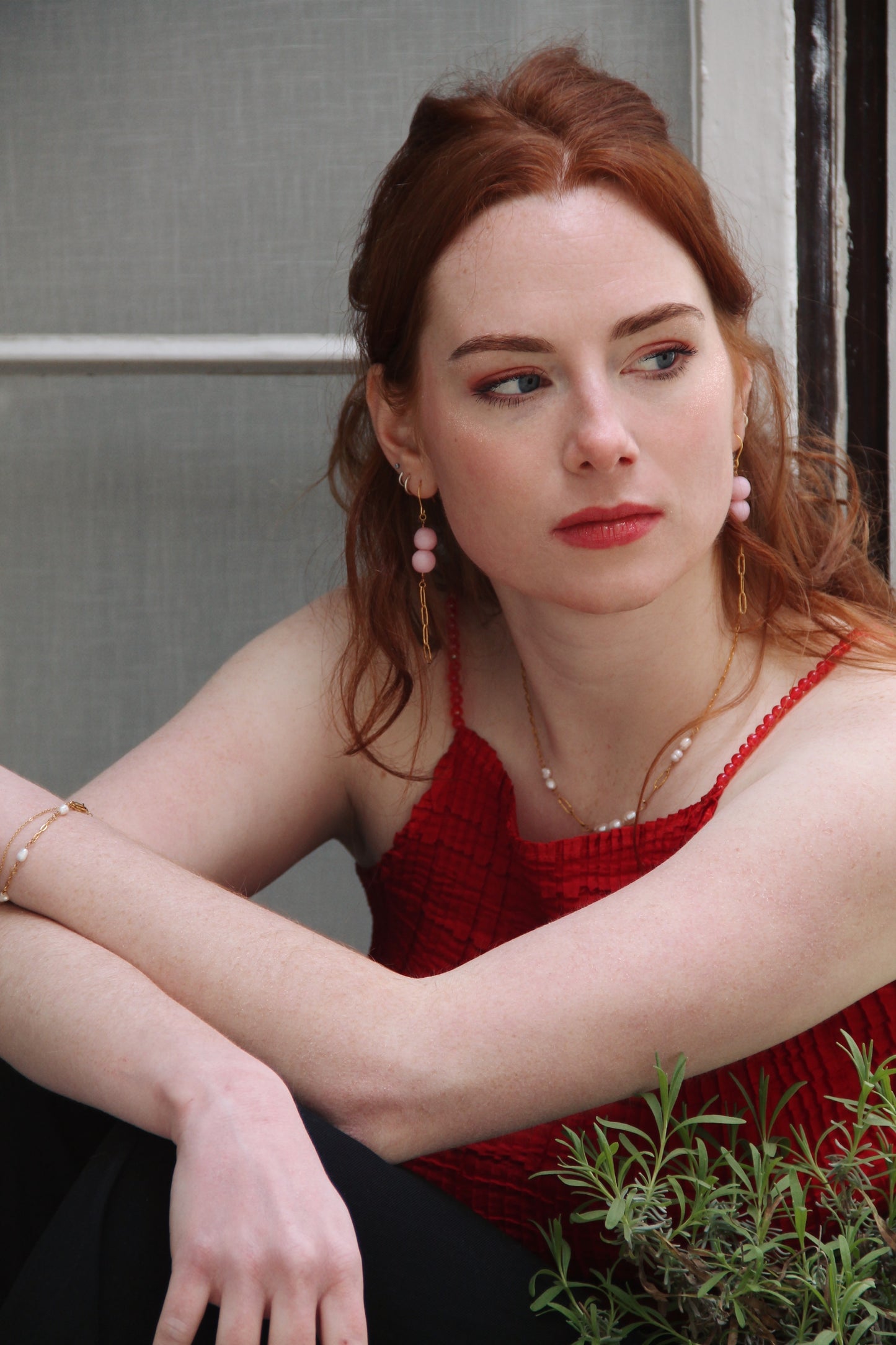 AVA bead earrings