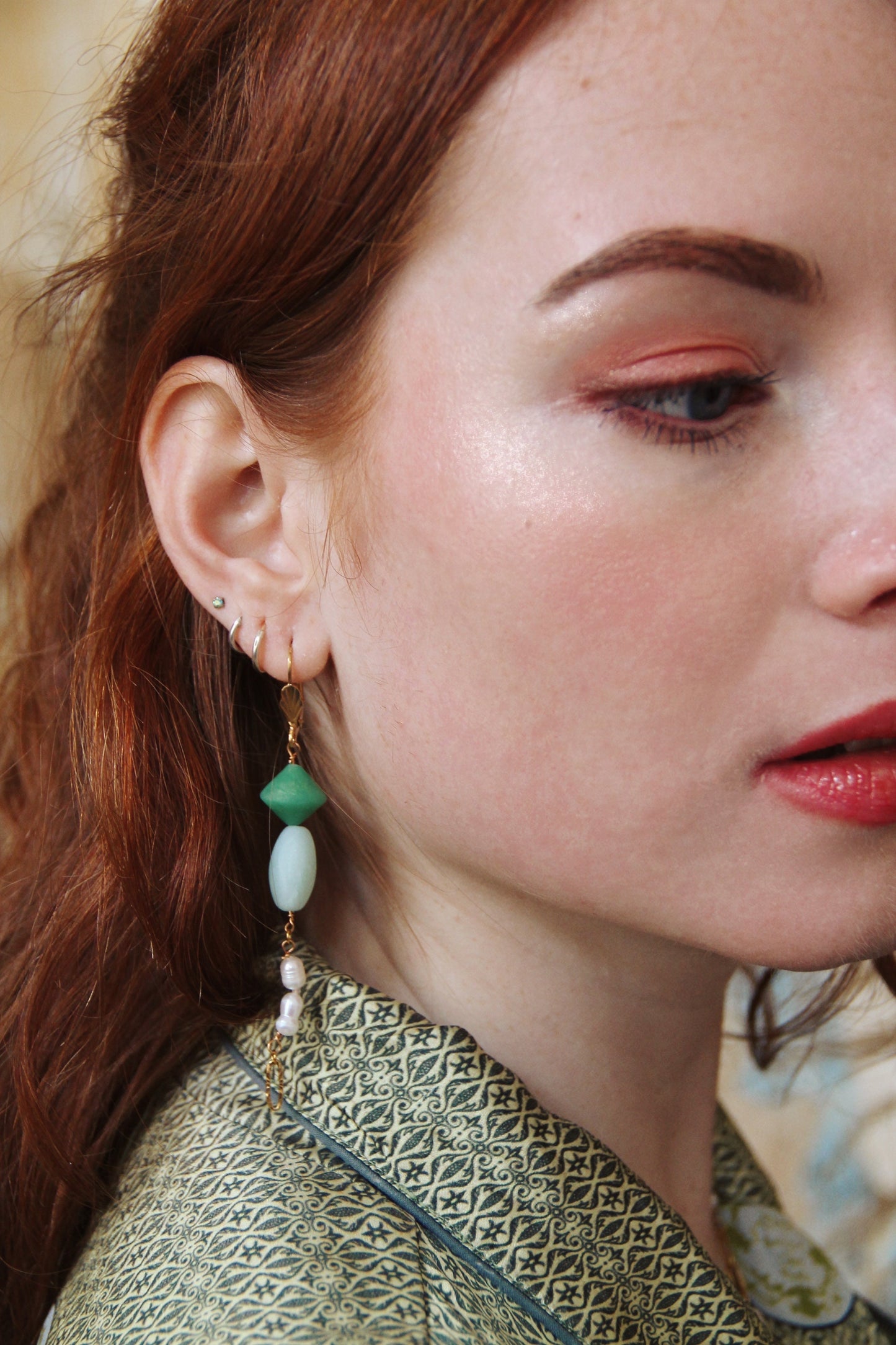 Freshwater pearl ELODIE earrings