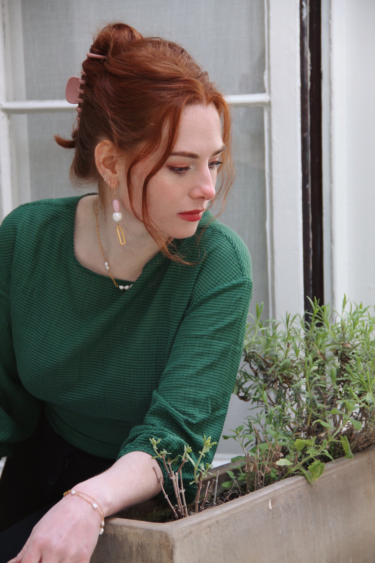 Freshwater pearl PHAEDRA earrings