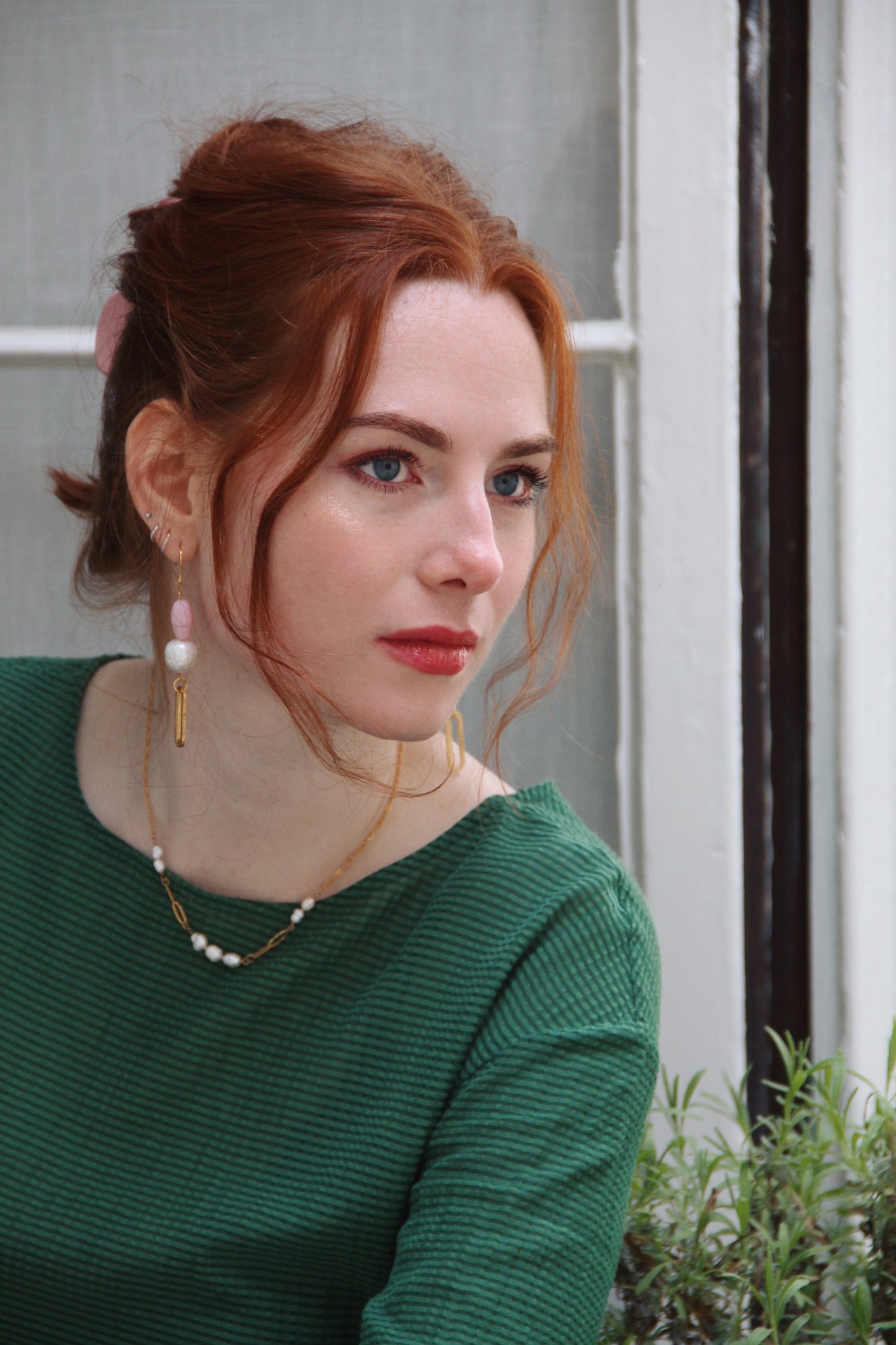 Freshwater pearl PHAEDRA earrings