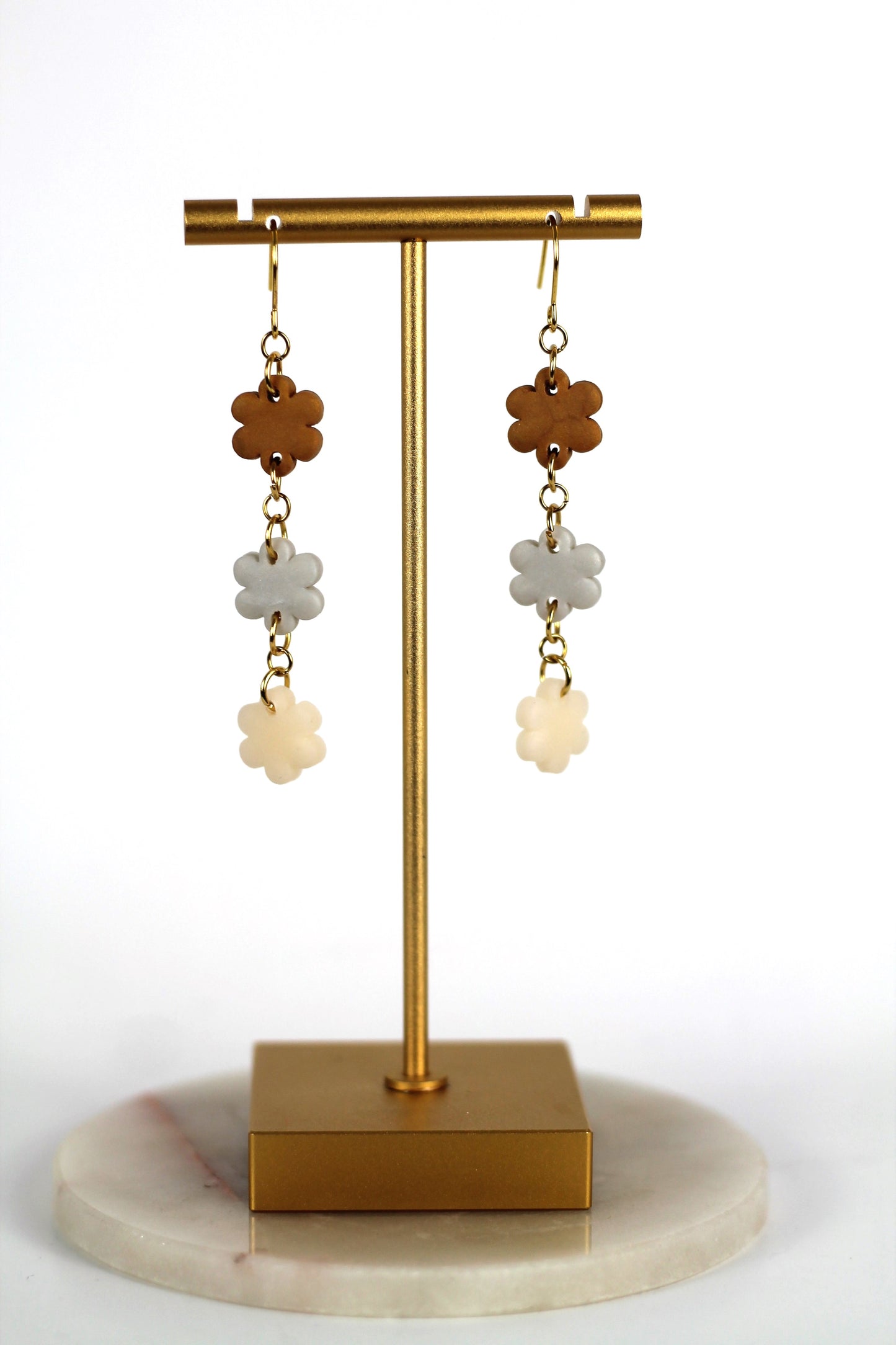 TRIPLE BLOSSOM earrings