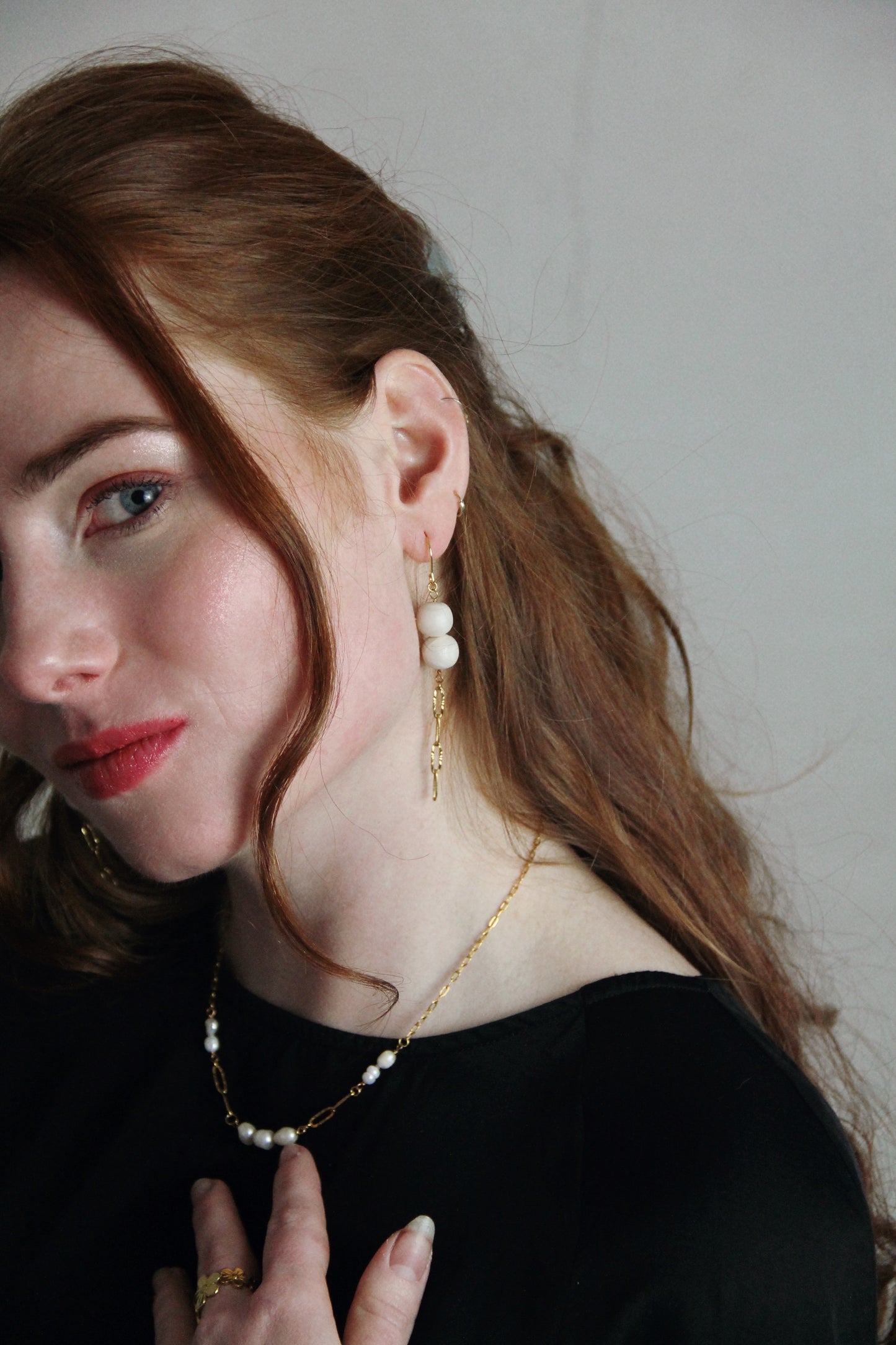 AVA bead earrings