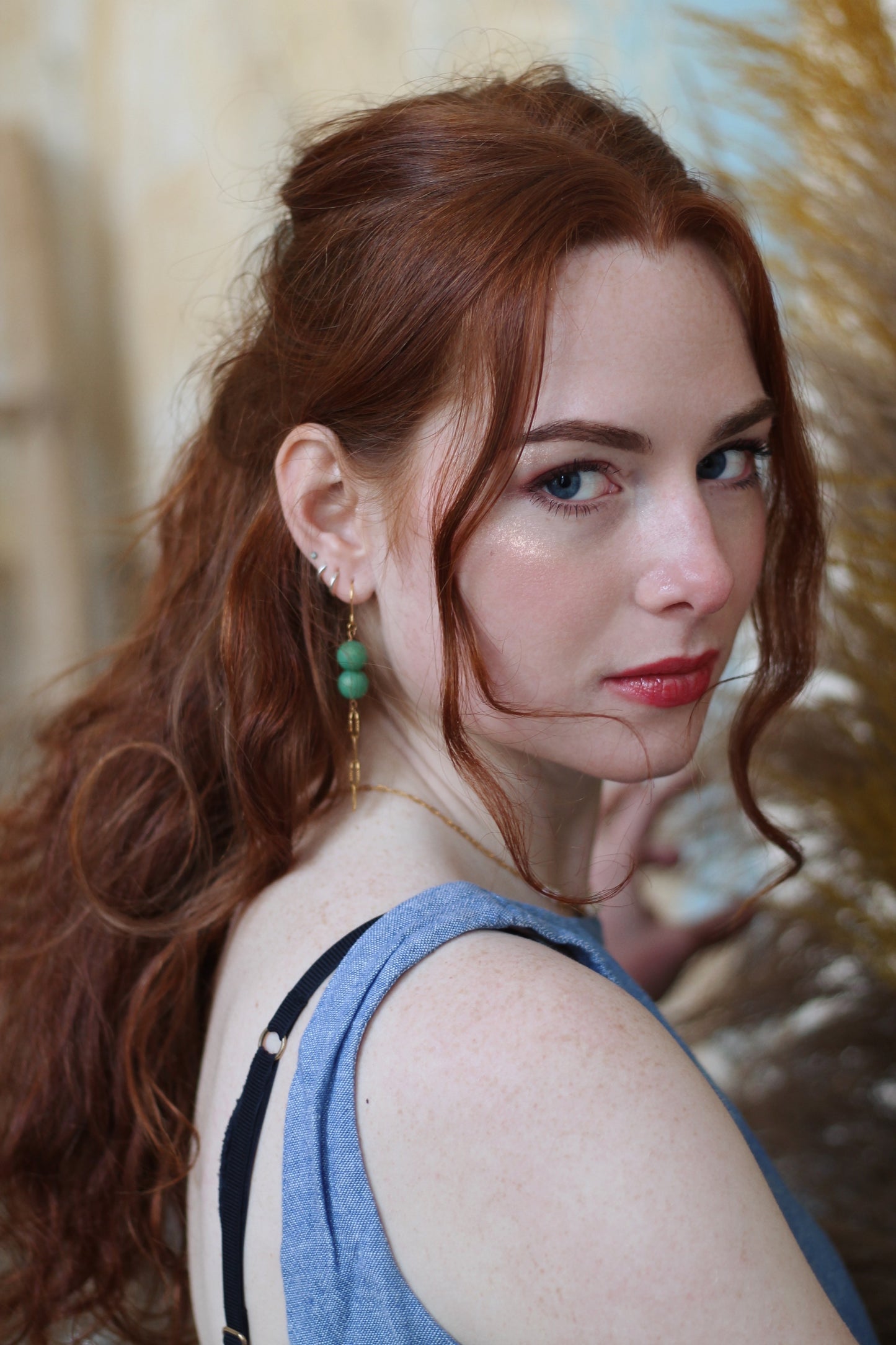 AVA bead earrings