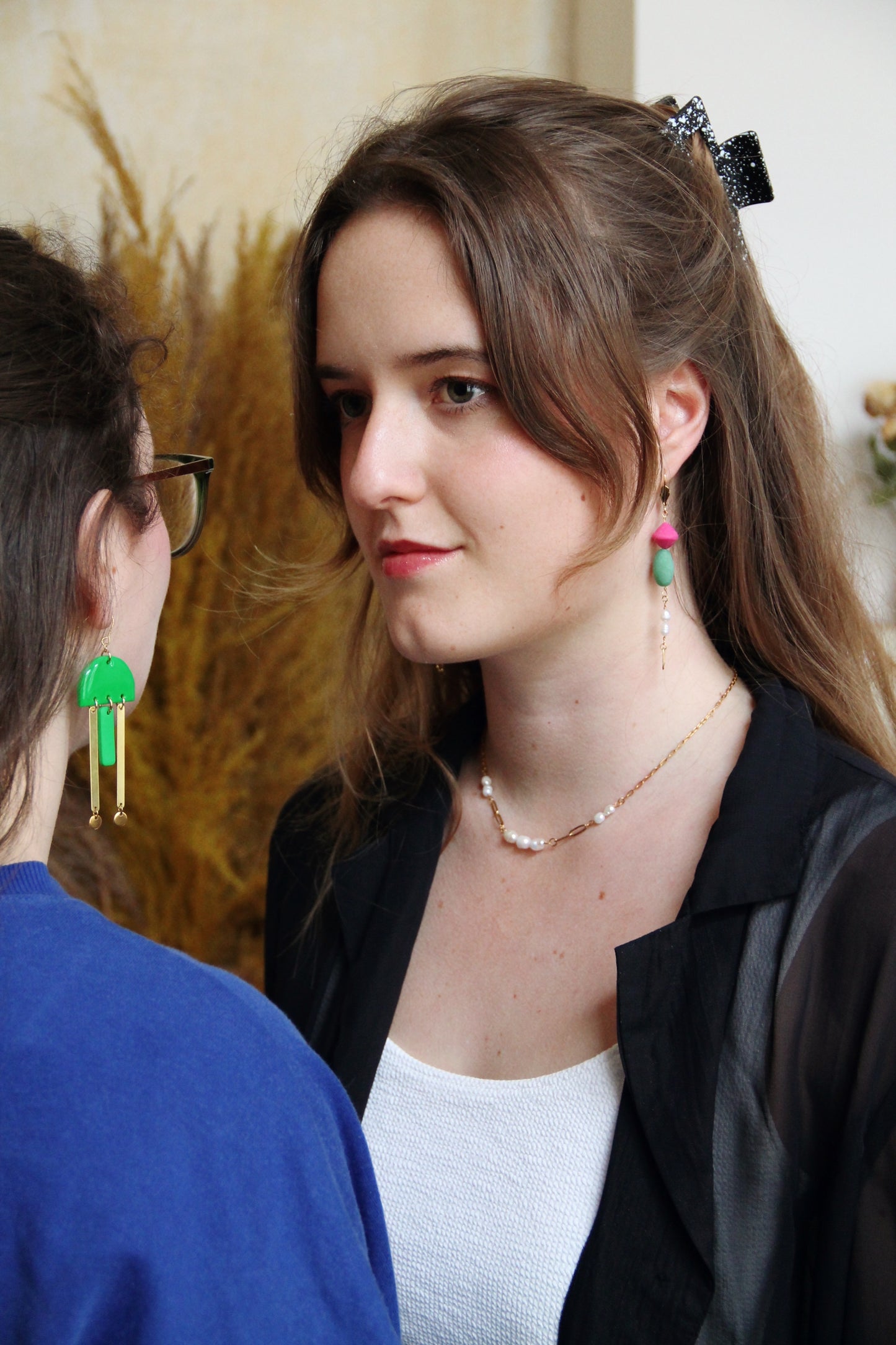 Freshwater pearl ELODIE earrings