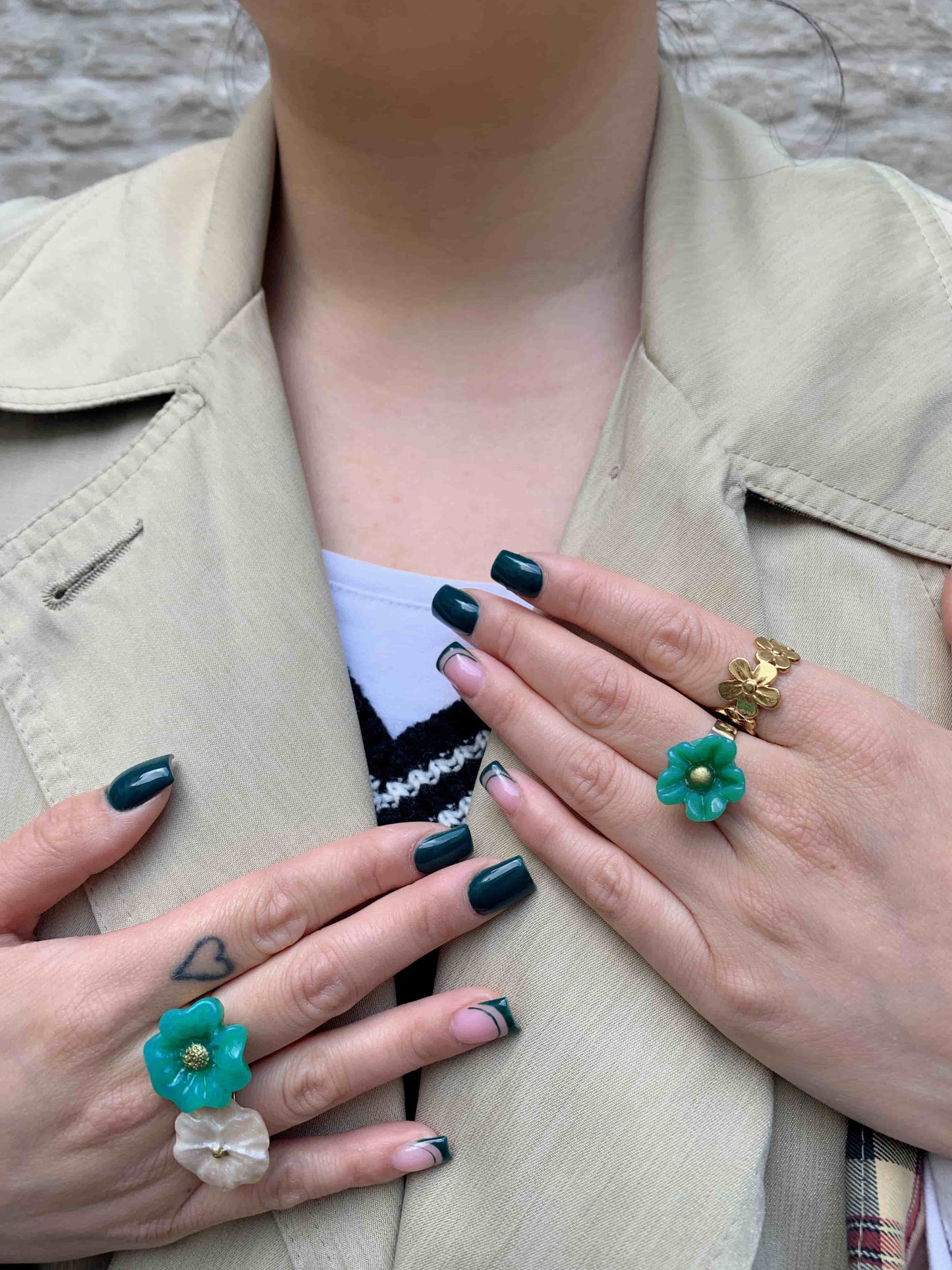 Flower Power ring (adjustable) - Fairy
