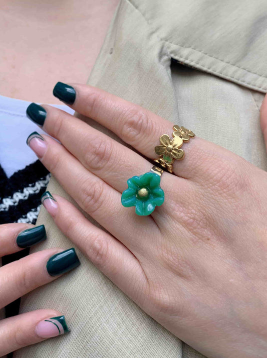 Flower Power ring (adjustable) - Fairy