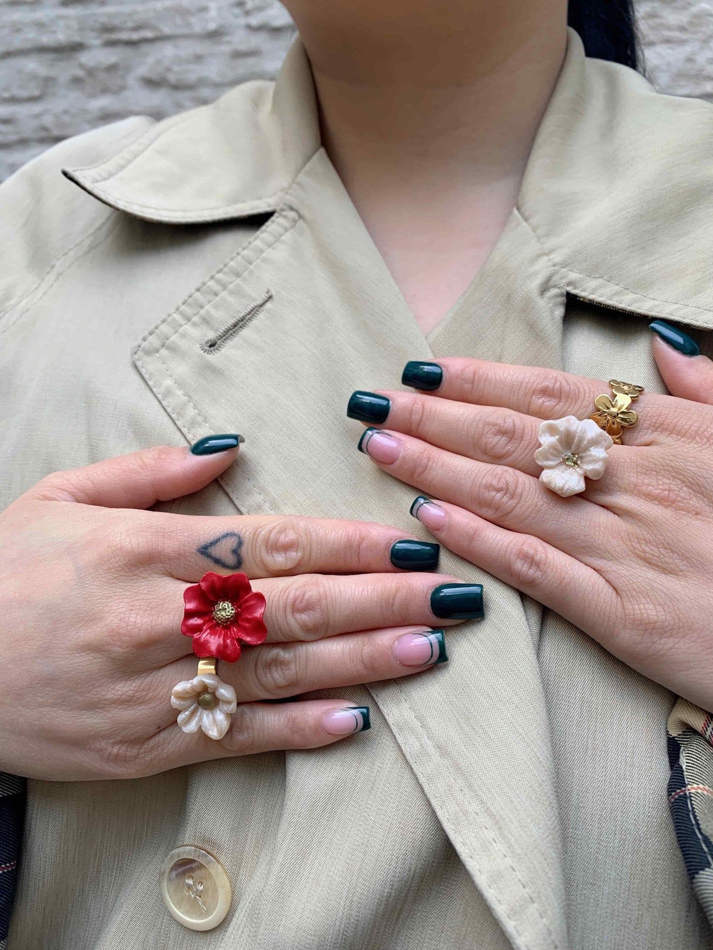 Flower Power ring (adjustable) - Fairy