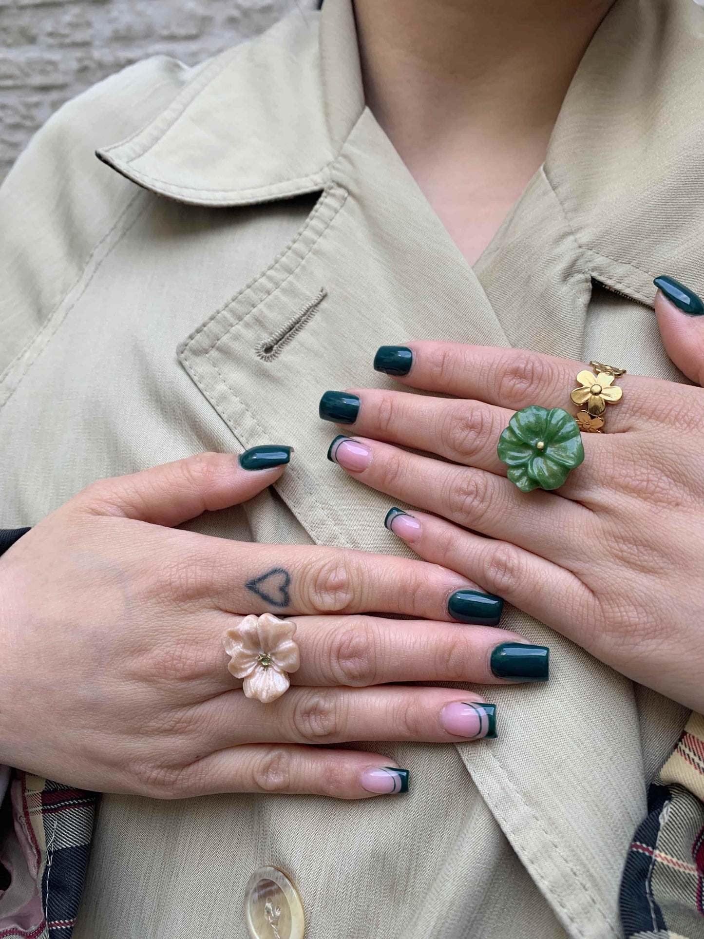 Flower Power ring (adjustable) - Buttercup