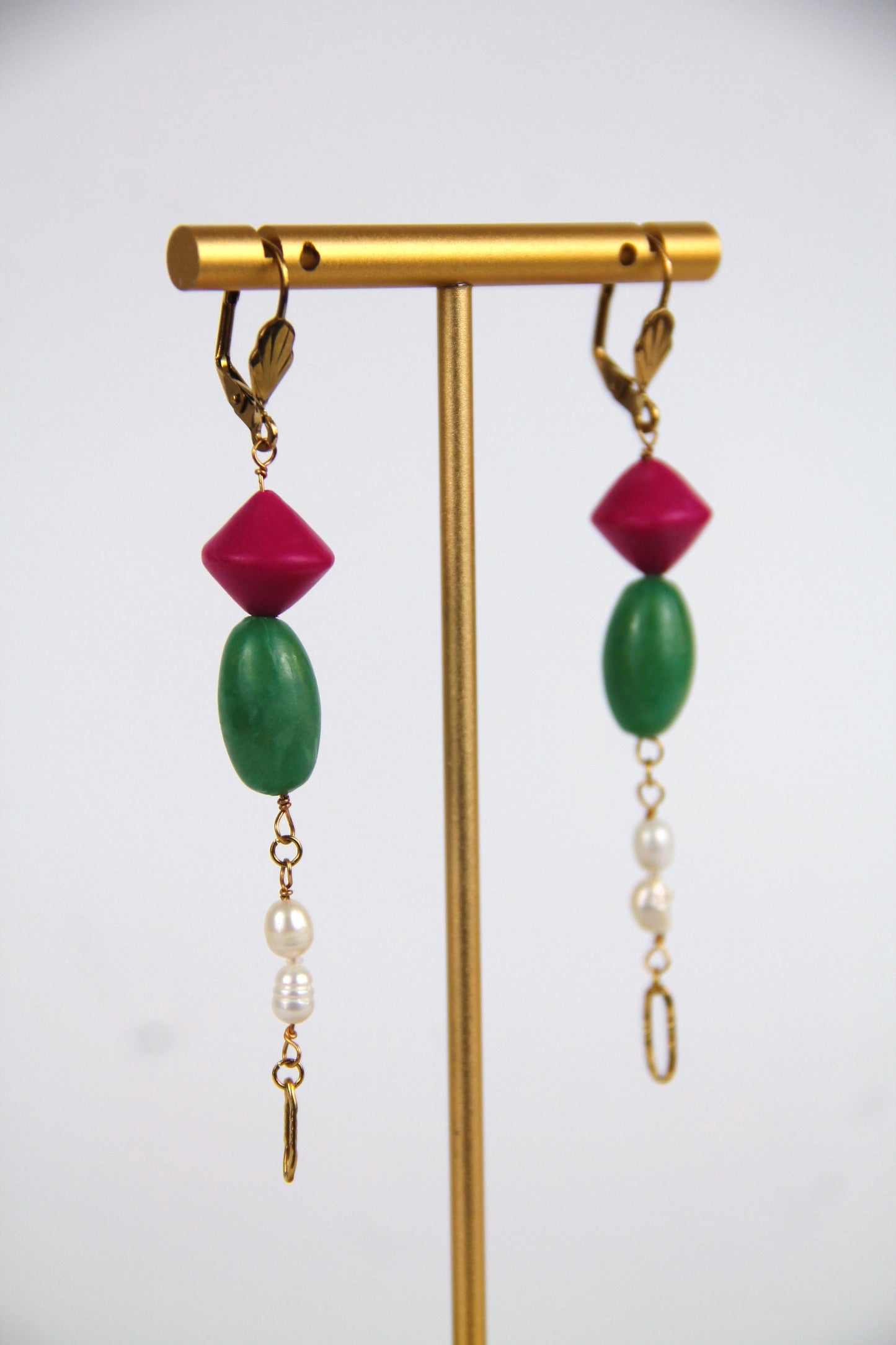 Freshwater pearl ELODIE earrings
