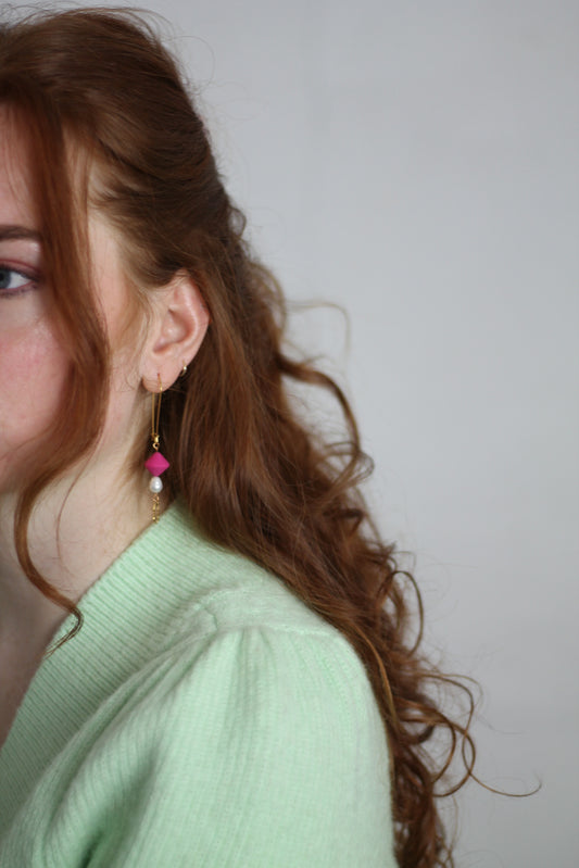 Freshwater pearl ODETTE earrings