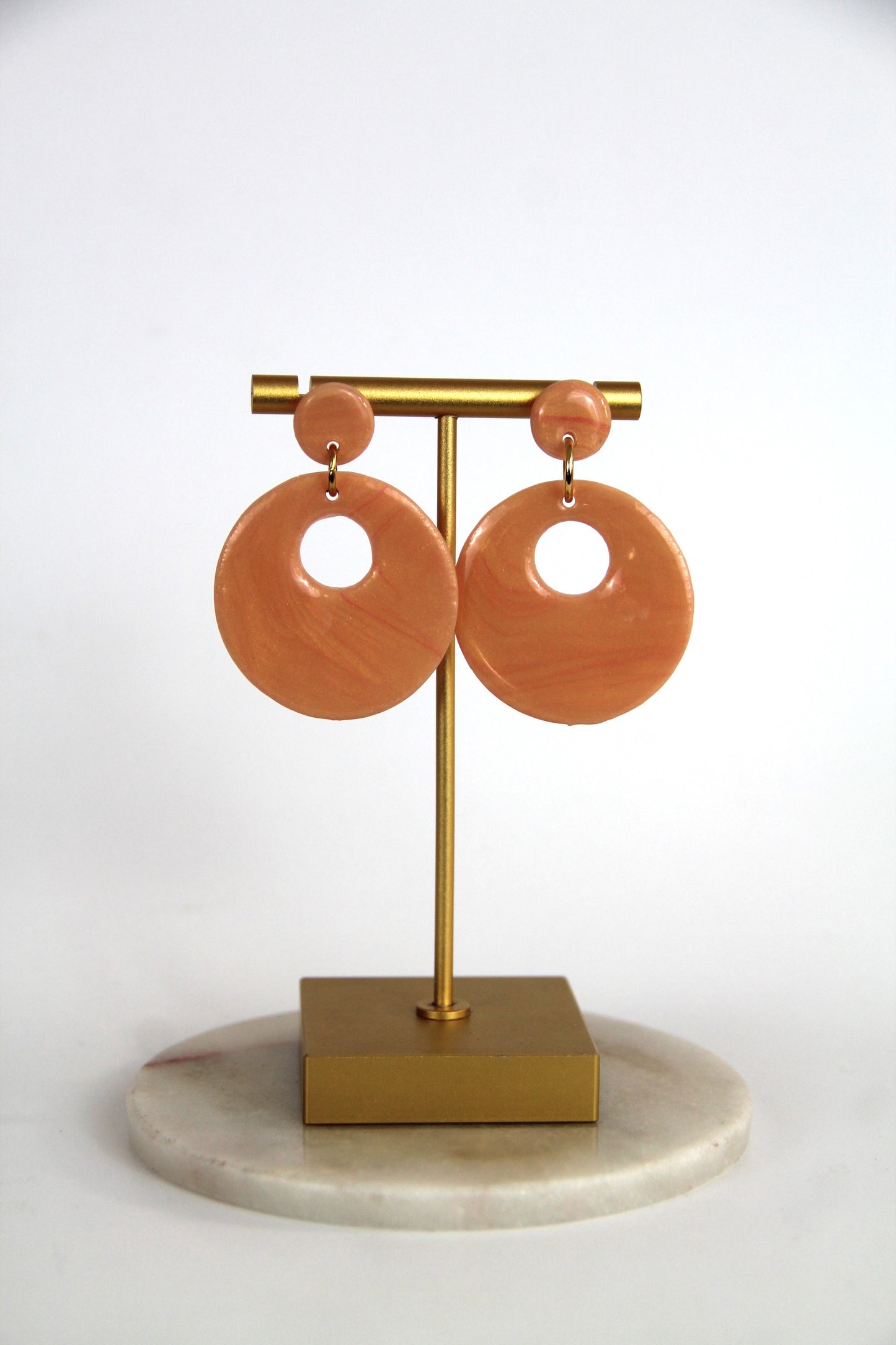 PATTI earrings - Peachy pink