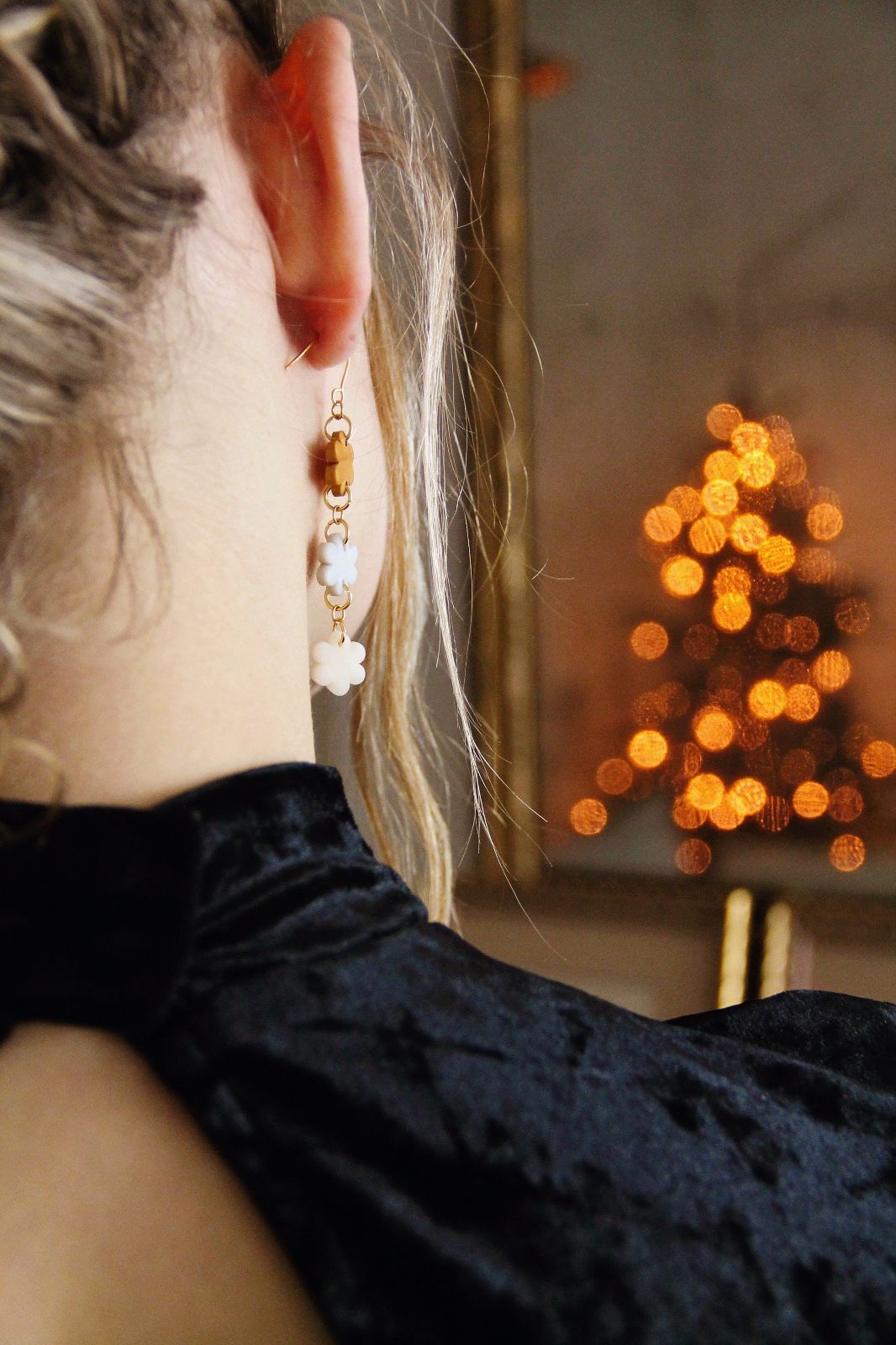 TRIPLE BLOSSOM earrings
