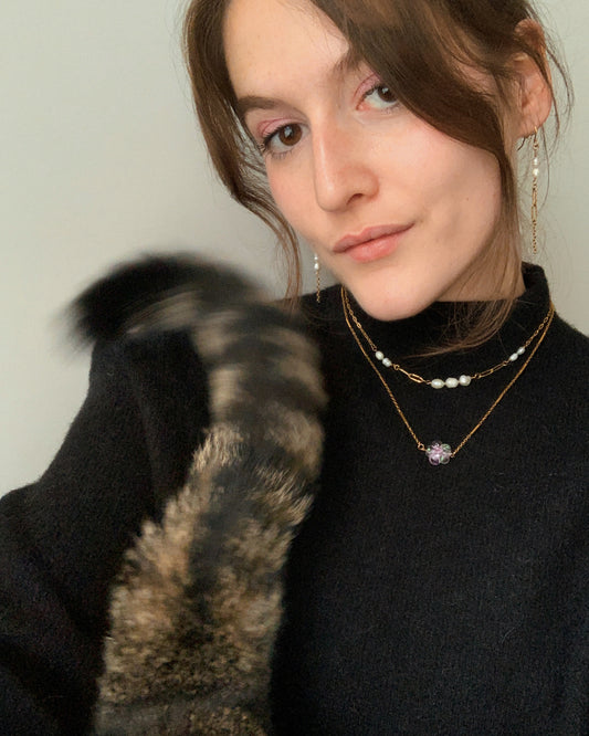 LILOU flower necklace