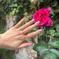 MAYA flower ring (adjustable)