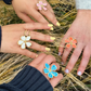 LOU flower ring (adjustable)