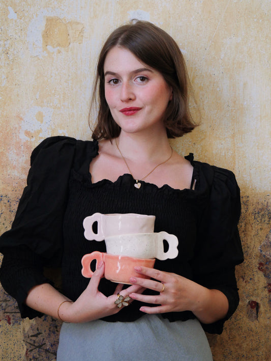 Ceramic HANAKO cappuccino mug