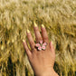 LOU flower ring (adjustable)