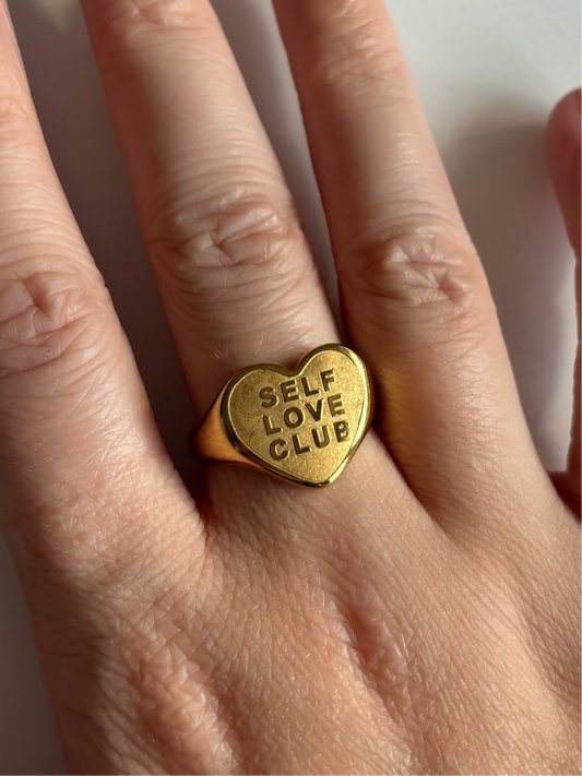 SELF LOVE CLUB ring