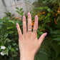 Freshwater pearl LIZ ring