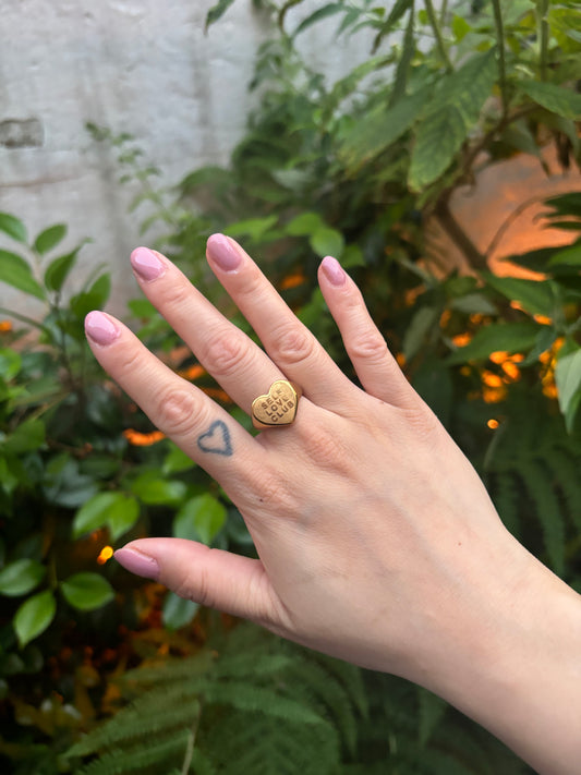 SELF LOVE CLUB ring