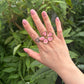LOU flower ring (adjustable)