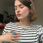 LOU flower ring (adjustable)